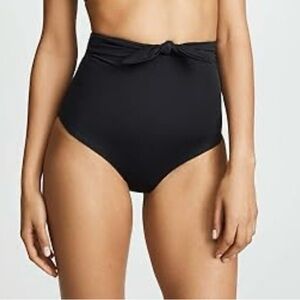 NEW Mara Hoffman $150 Black High-Waisted Bikini Bottom Size S and M avail